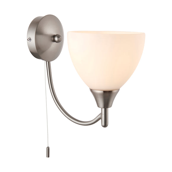 ENDON Alton Wall Light - Satin Chrome