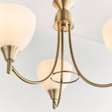 ENDON Alton 3Lt Pendant - Antique brass