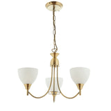 ENDON Alton 3Lt Pendant - Antique brass