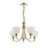 ENDON Alton 5Lt Pendant - Antique Brass