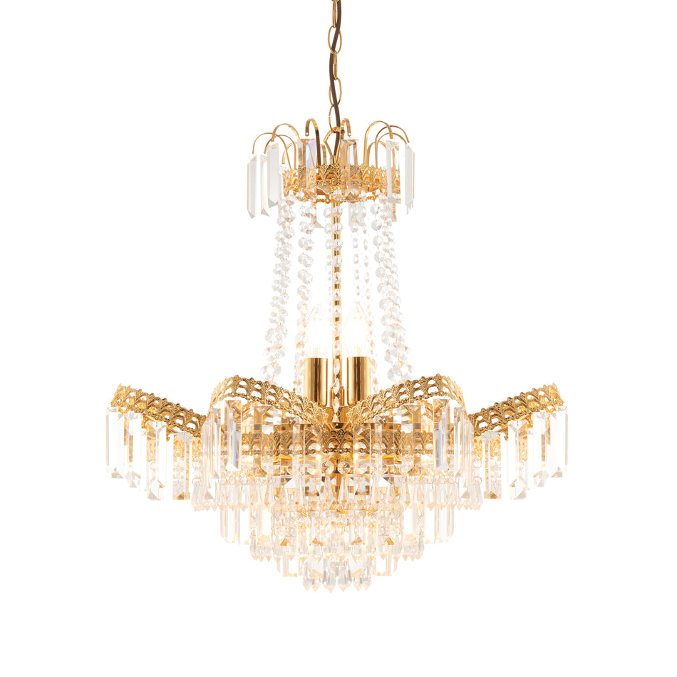 ENDON Adagio 9Lt Pendant - Gold