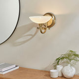 ENDON Cagney Wall Light - Antique Brass