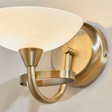 ENDON Cagney Wall Light - Antique Brass