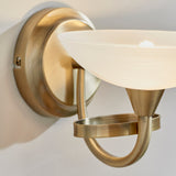 ENDON Cagney Wall Light - Antique Brass