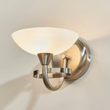 ENDON Cagney Wall Light - Satin Chrome