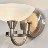 ENDON Cagney Wall Light - Satin Chrome