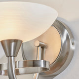 ENDON Cagney Wall Light - Satin Chrome