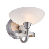 ENDON Cagney Wall Light - Satin Chrome