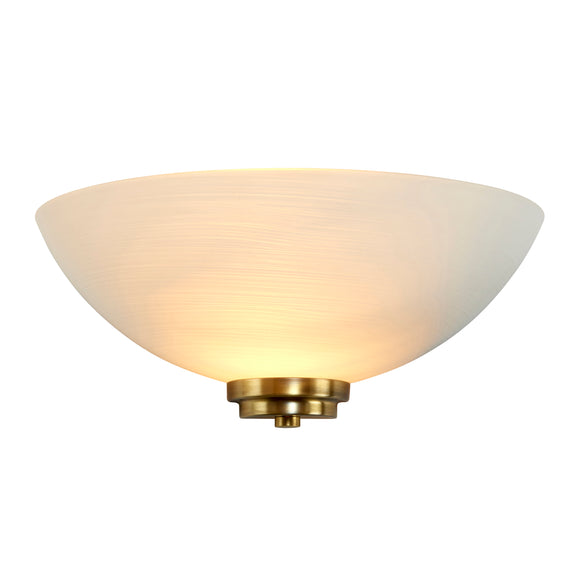 ENDON Welles Wall Light - Antique Brass