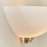 ENDON Welles Wall Light - Satin Chrome