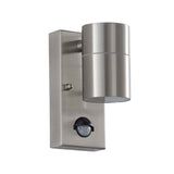 ENDON Canon PIR Wall Light - Polished Stainless Steel