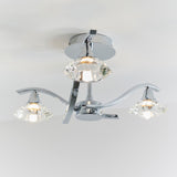 ENDON Langella 3Lt Semi Flush