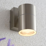 ENDON Canon Wall Light - Polished Stainless Steel Metalwork