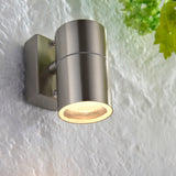 ENDON Canon Wall Light - Polished Stainless Steel Metalwork