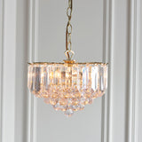 ENDON Fargo 3Lt Small Pendant - Brass