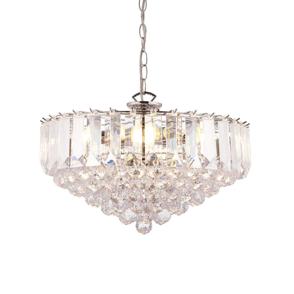 ENDON Fargo 6Lt Pendant - Chrome