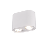 COOKIE 2lt Ceiling Light - Black or White Matt, Adjustable Lampholders