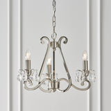 INTERIORS 1900 Oksana Nickel 3Lt Pendant & Black Shades