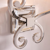 INTERIORS 1900 Oksana Nickel Twin Wall & White Shades