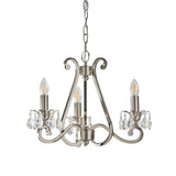 INTERIORS 1900 Oksana Nickel 3Lt Pendant