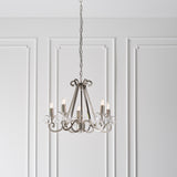 INTERIORS 1900 Oksana Nickel 5Lt Pendant