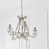 INTERIORS 1900 Oksana Nickel 5Lt Pendant