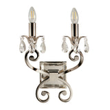 INTERIORS 1900 Oksana Nickel Twin Wall Light