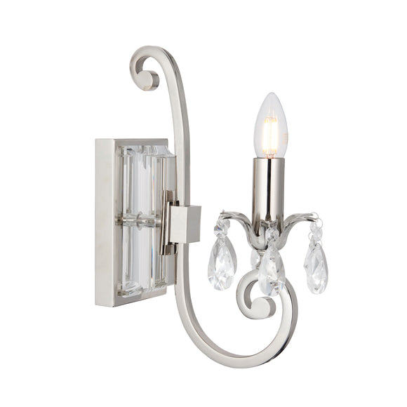 INTERIORS 1900 Oksana Nickel Single Wall Light