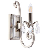 INTERIORS 1900 Oksana Nickel Single Wall Light