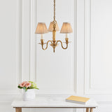 INTERIORS 1900 Asquith 3Lt Pendant & Beige Shades