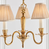 INTERIORS 1900 Asquith 3Lt Pendant & Beige Shades