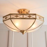 INTERIORS 1900 Bannerman 4Lt Semi Flush