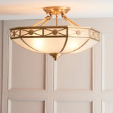 INTERIORS 1900 Bannerman 4Lt Semi Flush