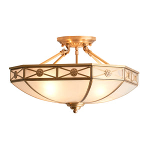 INTERIORS 1900 Bannerman 4Lt Semi Flush