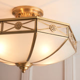 INTERIORS 1900 Bannerman 4Lt Semi Flush