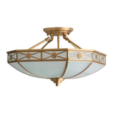 INTERIORS 1900 Bannerman 4Lt Semi Flush