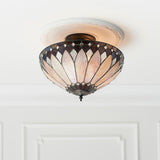 TIFFANY Brooklyn Medium 3Lt Semi Flush