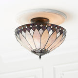 TIFFANY Brooklyn Medium 3Lt Semi Flush