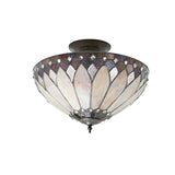 TIFFANY Brooklyn Medium 3Lt Semi Flush