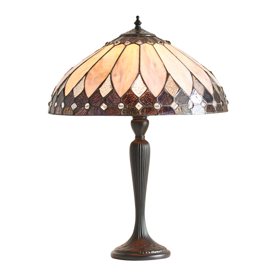 TIFFANY Brooklyn Medium Stained Glass Table Lamp