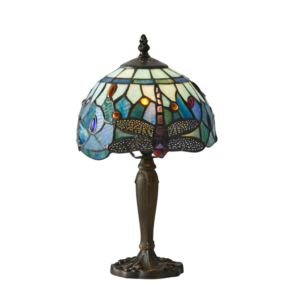 TIFFANY Dragonfly Blue Mini Table Lamp