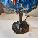 TIFFANY Dragonfly Blue Small Table Lamp