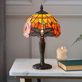 TIFFANY Dragonfly Flame Mini Table Lamp