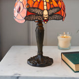 TIFFANY Dragonfly Flame Mini Table Lamp