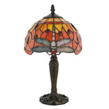 TIFFANY Dragonfly Flame Mini Table Lamp