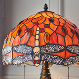 TIFFANY Dragonfly Flame Small Table Lamp