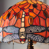 TIFFANY Dragonfly Flame Small Table Lamp