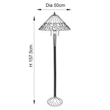 TIFFANY Jamelia Floor Lamp