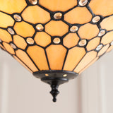 TIFFANY Pearl Medium 3Lt Semi Flush