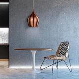 SEARCHLIGHT VIBRANT Metallic Pink Pendant